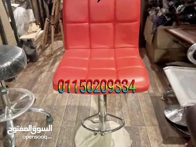 كرسي بار عالى جلد مربعات الوان
