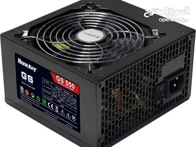 باور سبلاي 550W silver plus من شركة ممتازة Huntkey استعمال 3 شهور للبيع بسعر ممتاز