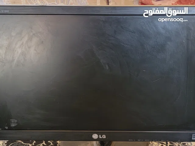 شاشة كمبيوتر مكتبي LG ماشاء الله واضحة جدا  عرض رمضان فقط