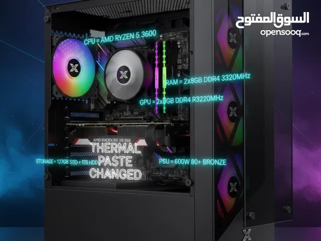 بيسي قيمنق لۆك - Ryzen 5 3600 + RX 580 8GB - بەکارهاتوی پۆلی 12