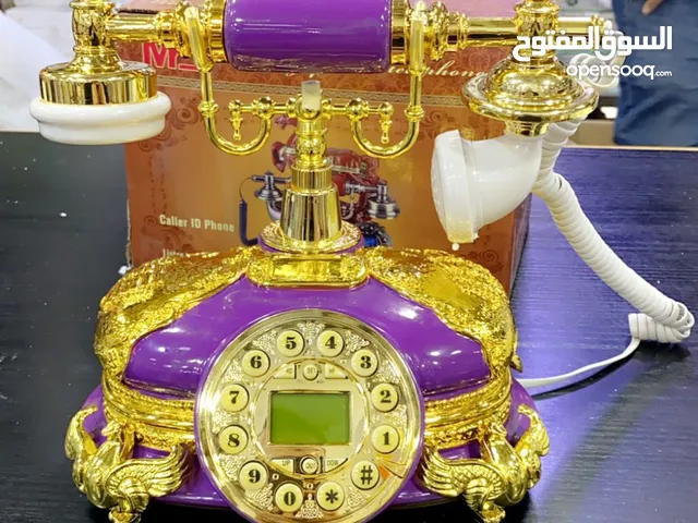 هاتف أرضي طراز انتيكا ثقيل بأقل الأسعار ولفتره محدوده أكثر من موديل