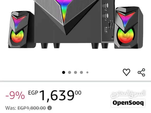 Redragon GS700 Toccata RGB 2.1 Gaming Subwoofer Speakers