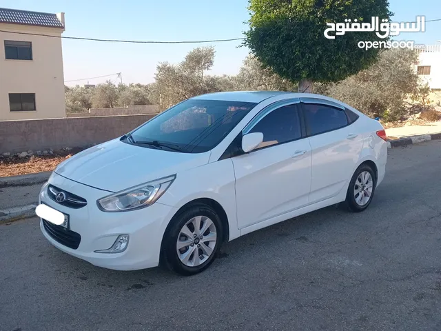 هونداي اكسنت 2016 بنزين أوتوماتيك بصمة دهان شركة