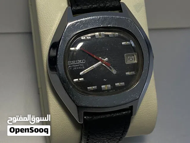 ساعة رجالي سيكو ماركه اصليه اوتامتيك جلد