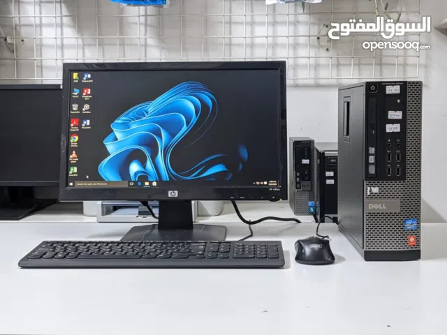 Dell Core i7 Computer Set - 3.40Ghz Speed 8GB Ram 256GB SSD 19" HD Monitor Win 10 Office