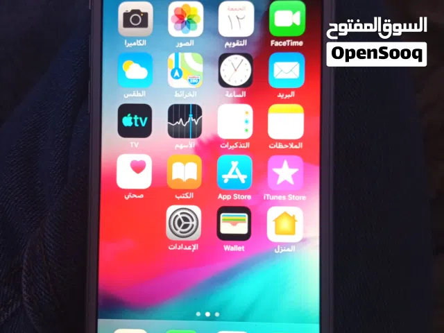 ايفون 6 مكفول من كلشي جهاز ما مفتوح ابد بطاريه 71 بلاد شاشه بلاد