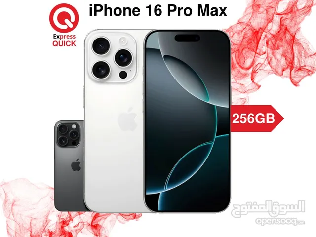 IPHONE 16 PRO MAX ( 256GB ) NEW /// ايفون 16 برو ماكس 256 جيجا الجديد كليا