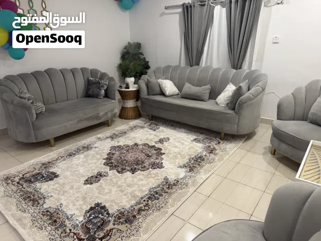 Beautiful gray sofa set للجادين فقط serious buyers only