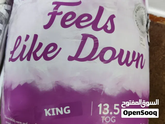 لحاف شتوي مضاد للحساسية صناعه بريطانيه اصلية كينغ سايز 220*225 عدد 2 مع وجه لحاف مايكرو فايبر