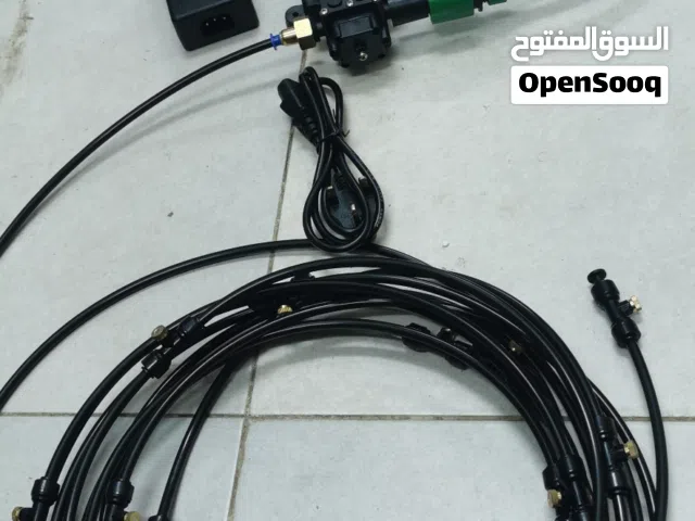مكينة رش رذاذ مرش الرذاذ تلطيف تبريد الجو من حرارة الصيف مضخه الرش في اقفاص حيوانات او الجلسات عريش