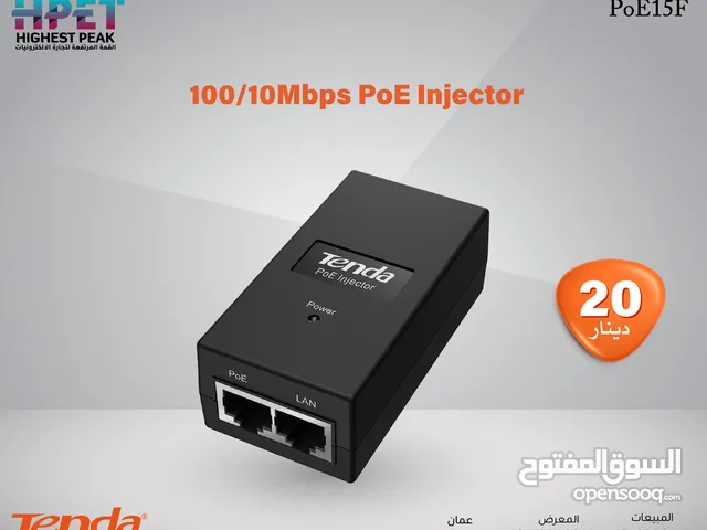 Tenda PoE15F محول PoE ميجابت في الثانية 10/100Mbps