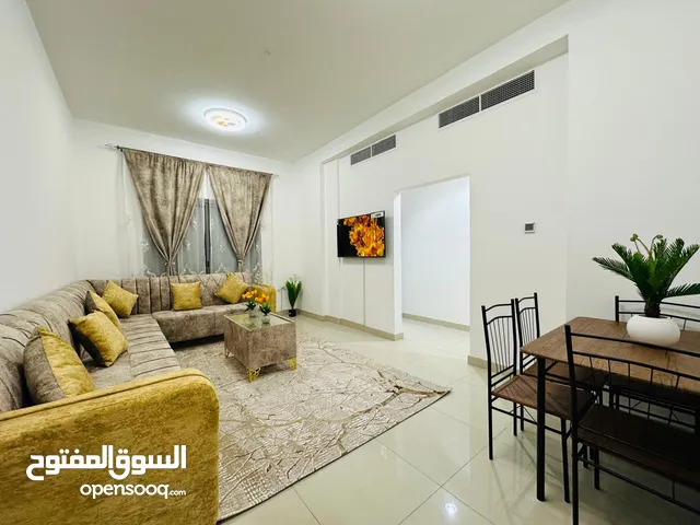 SH \ غرفتين وصالة مفروشة ، فرش جديد ، حمامين ، بلكونة ، عجمان ، النعيمية/1/ ، شهري شامل