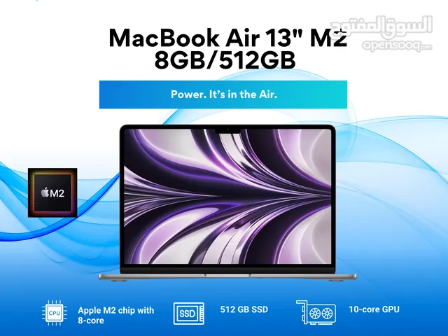 MacBook Air 13" M2 512GB / ماك بوك اير M2 512GB