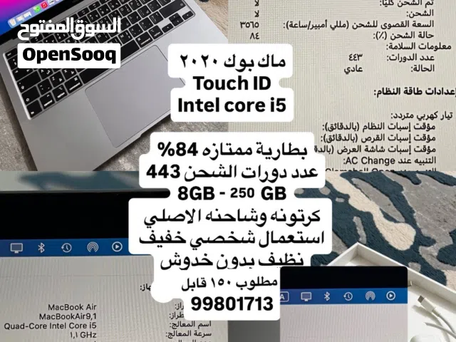 MacBook Air 2020 intel i5