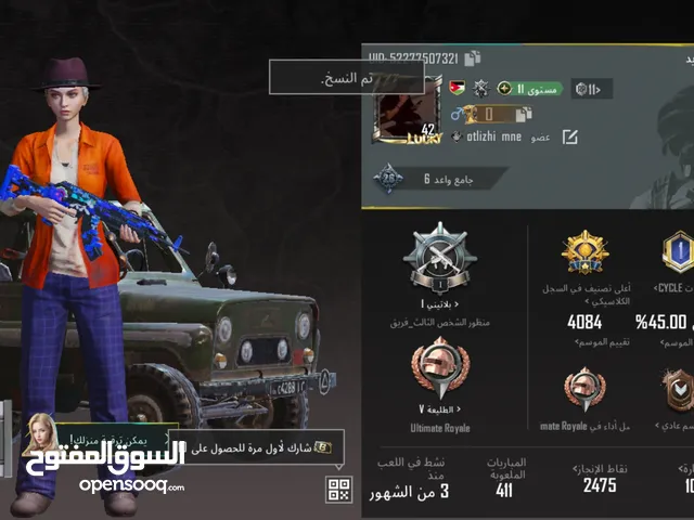 Pubg Accounts and Characters for Sale in Zarqa