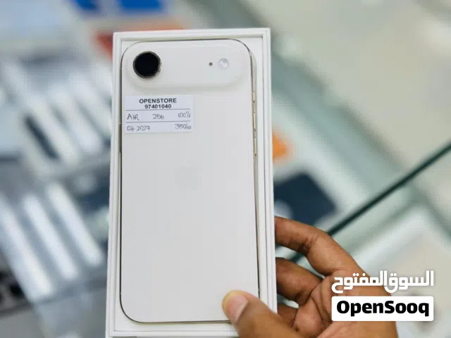 iPhone 17 Air - 256 GB - Box piece ,100% Bh - warranty 4/2027 - All Super phone available