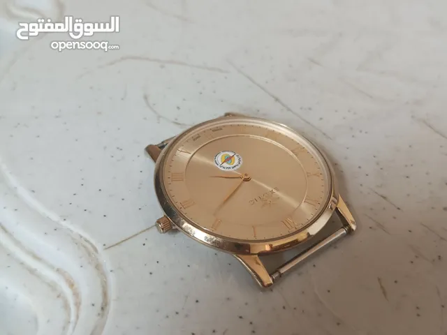 ساعة سويسرية مطلية بالذهب Exotic