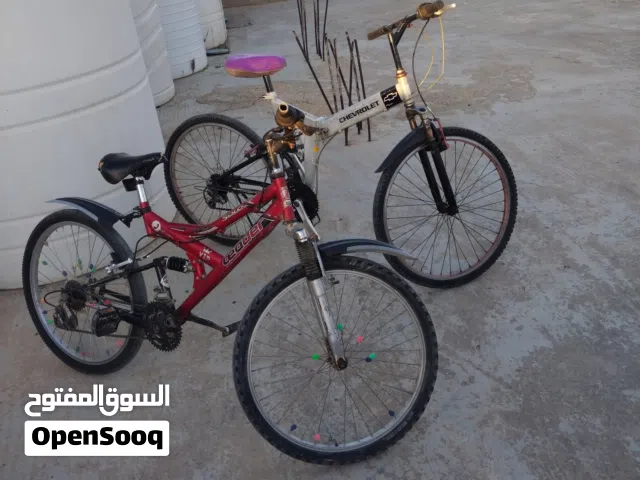 بسكليتين للبيع بسكليت جنط 26 وبسكليت جنط 24بحاله ممتازه