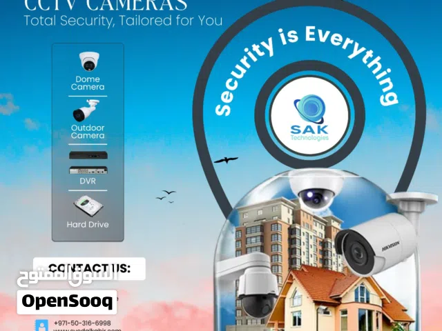 CCTV Camera • Access Control • Wi-Fi Networking • Smart Automation – We Do It All In Al over UAE