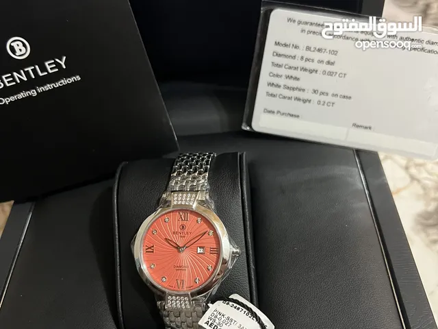 للبيع ساعة Bentley أصلية فخمة – موديل BL2467-102