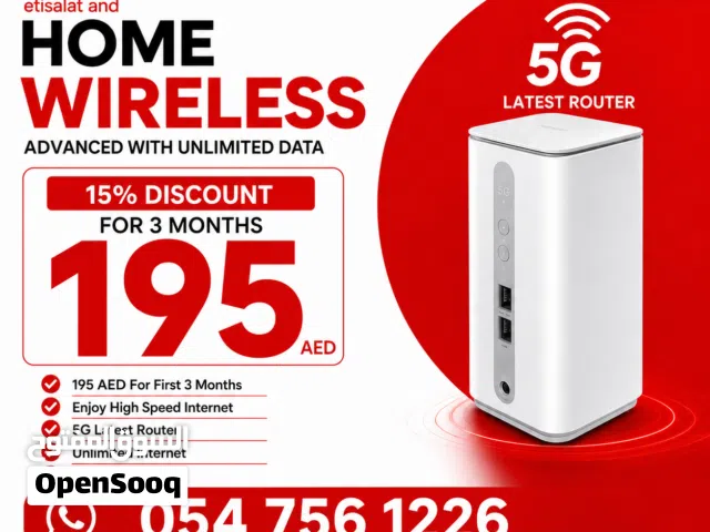 Etisalat Home WiFi 5G Router for sale