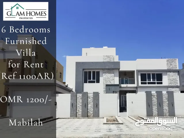 6 Bedrooms Furnished Villa for Rent in Mabillah REF:1100AR