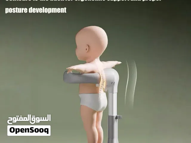 باندا اير حامل حمام للاطفال، مقعد استحمام للرضع، دعم قائم قابل للطي والتعديل للاطفال