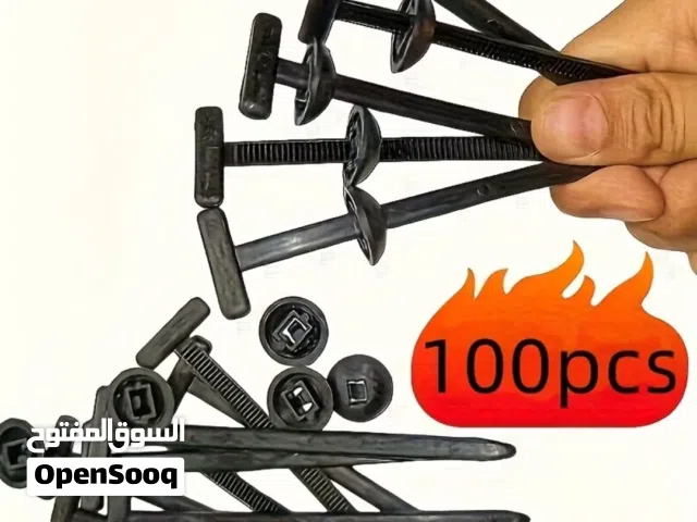 100pcs Multi-Functional Car Fender Clips Fixed Through-Hole Clips, Suitable for Motorcycles, Cars,