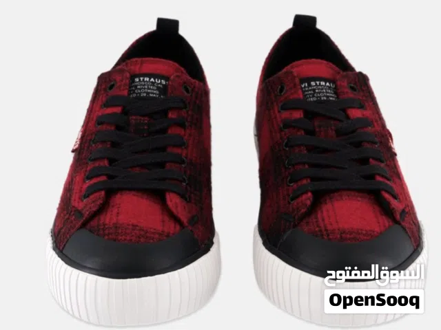 Levi's men ainikin medium plaid lace up casual shoes.