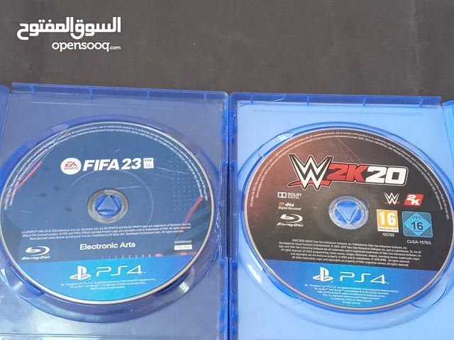 سيديات سوني4 الواحد50درهم (WWE2020) (FAFA2023 )