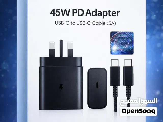 شاحن 45 وات وكاااالة درجة اولى