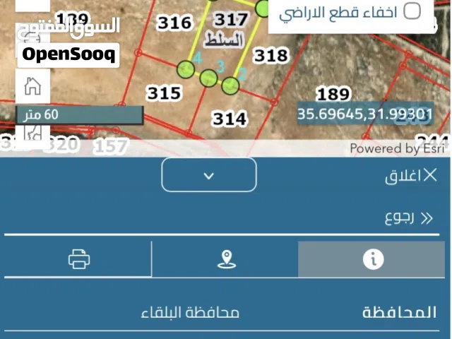 ارض للبيع خله الزيت دونم قريبه عن الخدمات