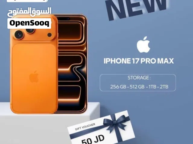 IPHONE 17 PRO MAX ( 512GB ) NEW /// ايفون 17 برو ماكس ذاكرة 512 الجديد