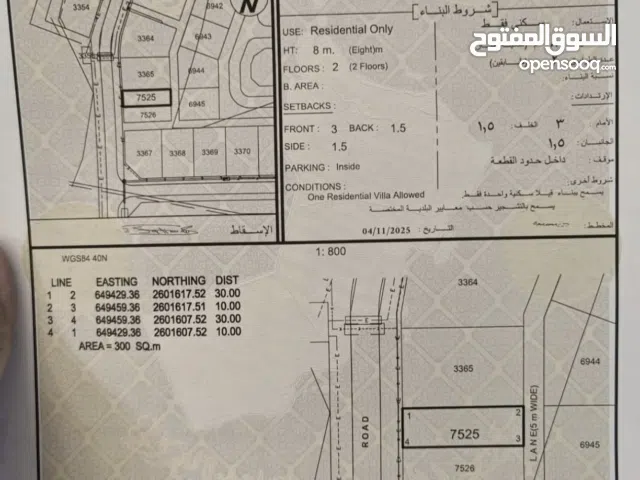 Residential Land for Sale in Muscat Amerat