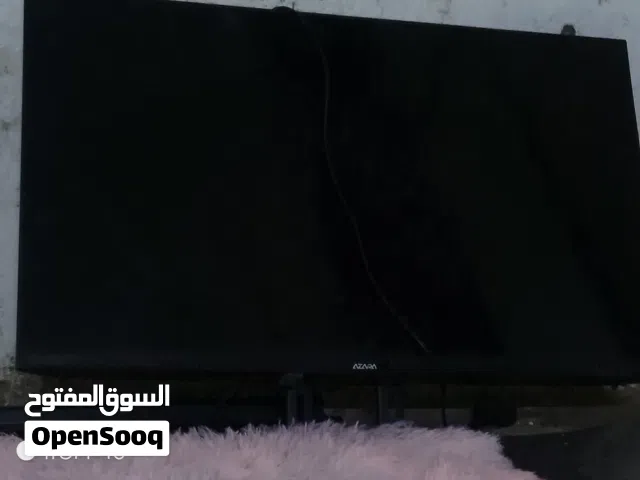 شاشة AZARA قياس 32 إنج، شغالة 100%، مع القاعدة.مع ستلايت للانترنت وريمونتات