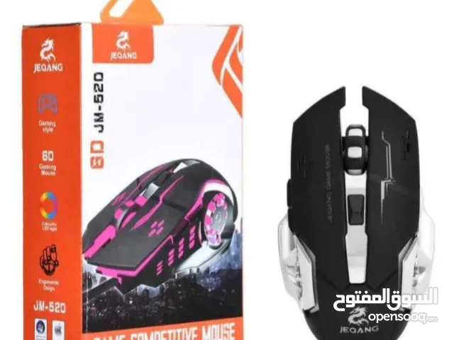 JEQANG JM-520 ماوس سلكي 6D ماوس ألعاب 6D، نقطة في البوصة بأربعة سرعات، ABS ماوس خفيف للتنفس بأربعة أ