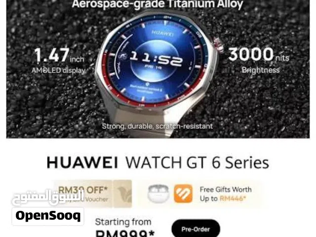 HUAWEI WATCH GT 6 Pro Titanom