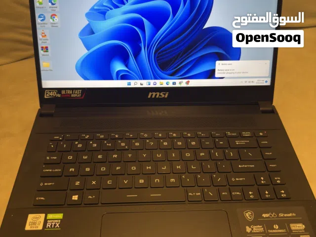 MSI Gaming Laptop RTX 2070 Super i7-10750H  240Hz