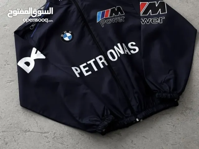 Black bmw themed jacket