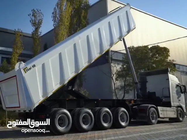 قلاب كمبرسي سعة 34 متر مكعب، 4 محاور، جفت تاير