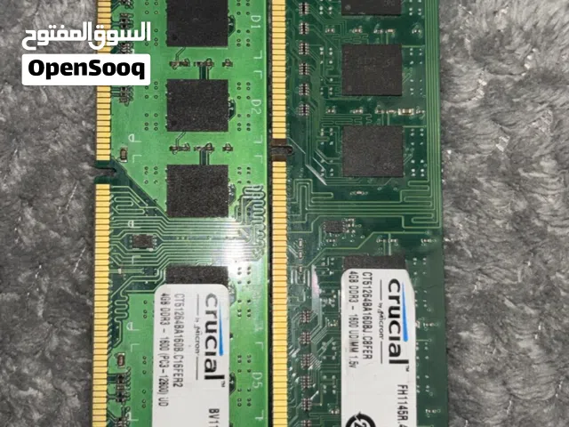 Ddr3 ram 4x4 1600mhz