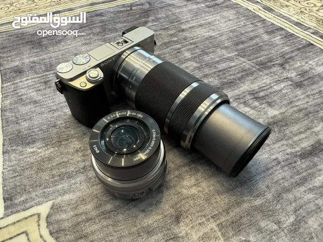 Sony a6000 with EPZ 16-5 and E55-210 lenses. كاميرا سوني