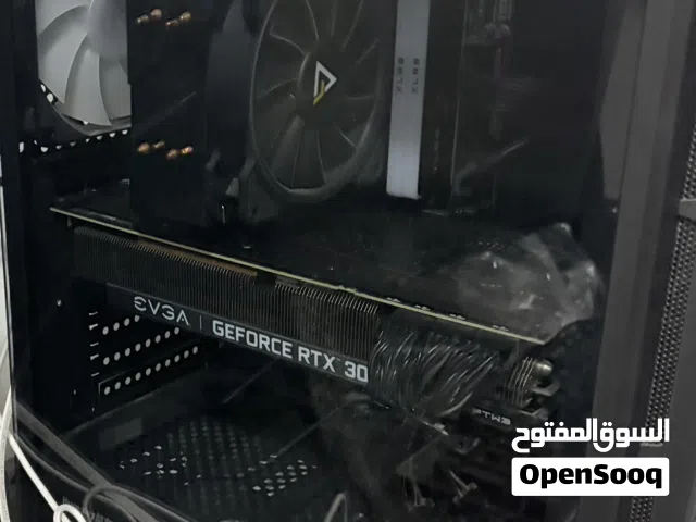 بي سي 3080 ti مستعمل خفيف مع شاشة 165 فريم