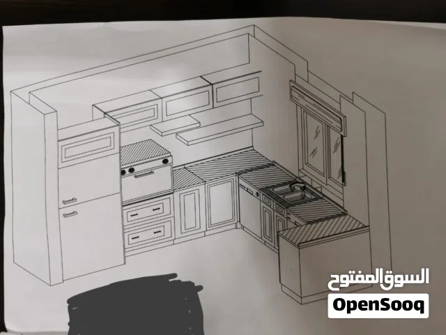 مطبخ أمريكي بحاله ممتازة