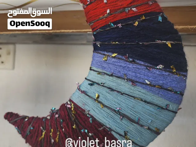 ديكورات ومفارش رمضانية صناعة يدوية