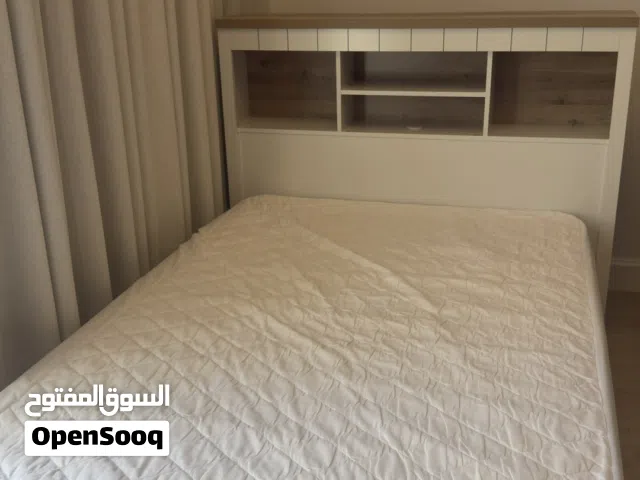 New bed frame with a mattress
