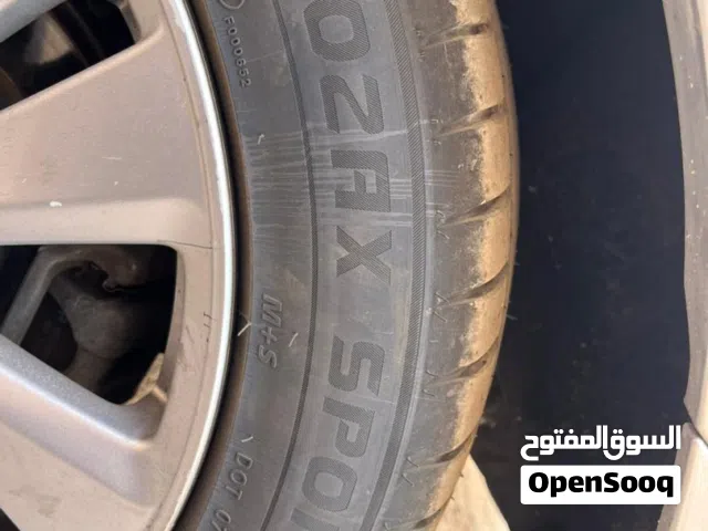 إطارات 17 جديدة راكبة يوم واحد فقط