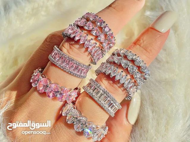 Radiant Princess Heart Zircon Silver Ring
