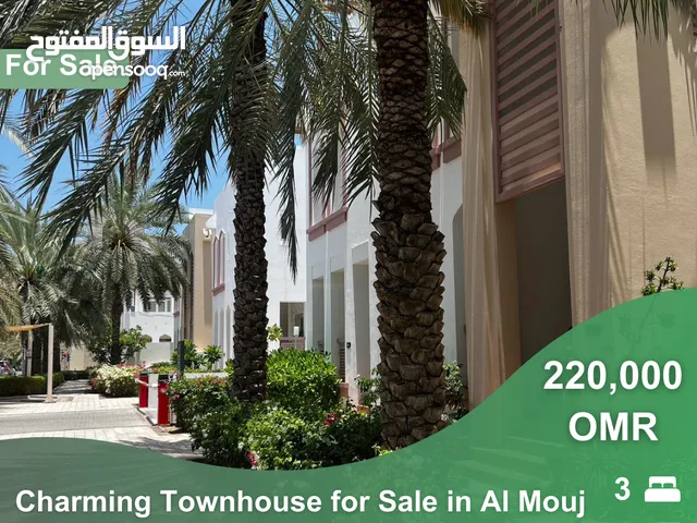 Charming Townhouse for Sale in Al Mouj  REF 485GB