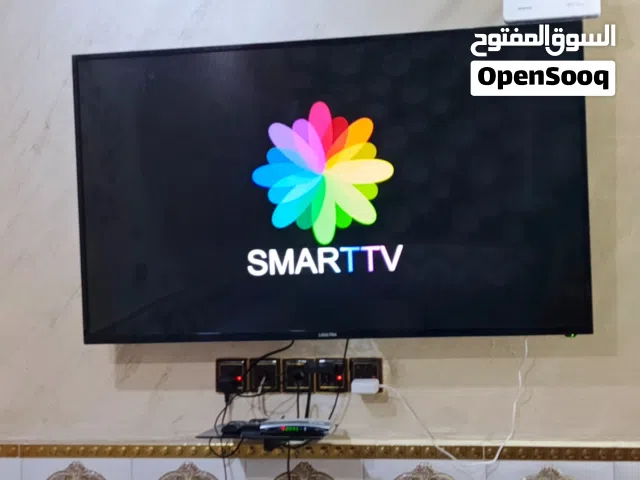 شاشه مستعمله نضيفه حجم 55 السعر 350 وبيهه مجال